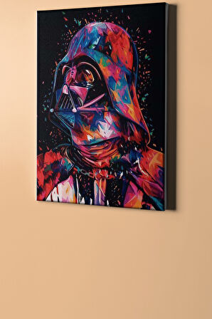 Sayılarla Boyama Seti Kasnaklı Darth Vader 40 X 50 Cm