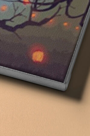 Sayılarla Boyama Seti Kasnaklı Fantastik Ağaç 60 X 75 Cm