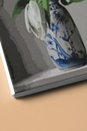 Sayılarla Boyama Seti Kasnaklı Vazodaki Laleler 50 X 65 Cm