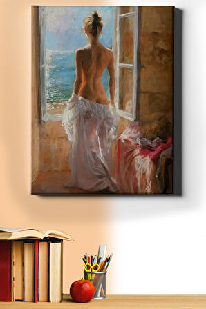 Sayılarla Boyama Seti Kasnaklı Cazibe 50 X 65 Cm