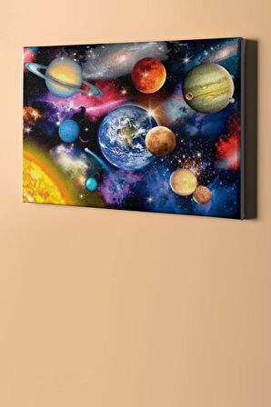 Sayılarla Boyama Seti Kasnaklı Galaksi 40 X 50 Cm