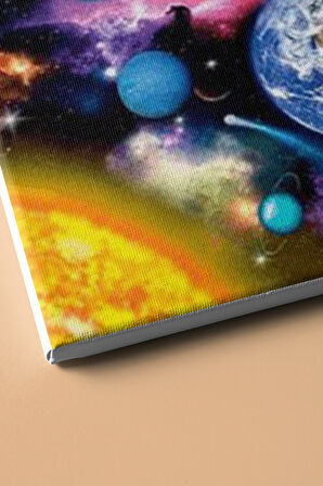 Sayılarla Boyama Seti Kasnaklı Galaksi 40 X 50 Cm