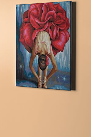 Sayılarla Boyama Seti Kasnaklı Art Balerin 2 60 X 75 Cm