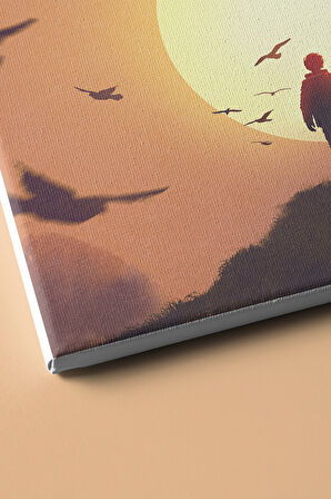 Sayılarla Boyama Seti Kasnaklı Güneş Doğarken 60 X 75 Cm