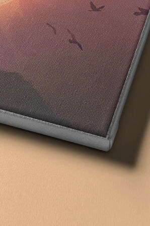 Sayılarla Boyama Seti Kasnaklı Güneş Doğarken 60 X 75 Cm