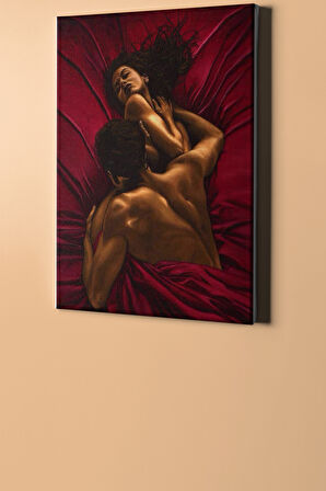 Sayılarla Boyama Seti Kasnaklı Tutkulu Dokunuş 60 X 75 Cm
