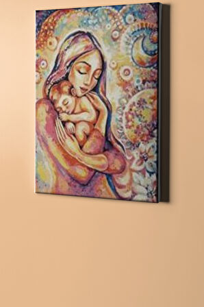 Sayılarla Boyama Seti Kasnaklı Ana Kucağı 60 X 75 Cm