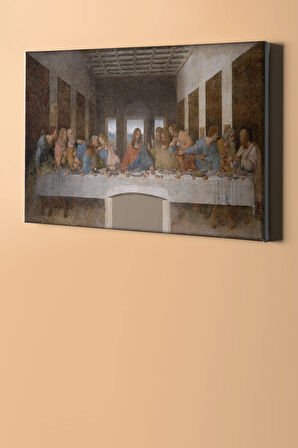 Sayılarla Boyama Seti Kasnaklı Son Akşam Yemeği 40 X 50 Cm