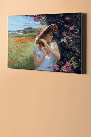 Sayılarla Boyama Seti Kasnaklı Kır Gezisi 60 X 75 Cm