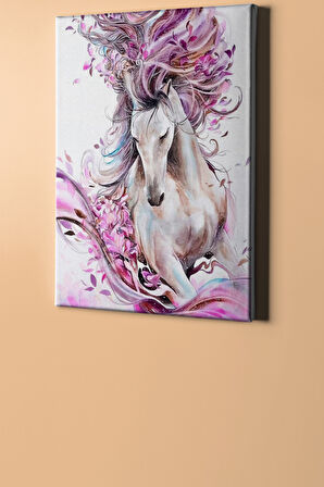 Sayılarla Boyama Seti Kasnaklı Mor Yele 40 X 50 Cm