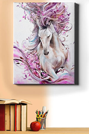Sayılarla Boyama Seti Kasnaklı Mor Yele 60 X 75 Cm