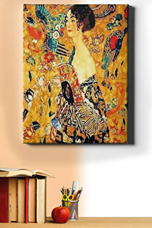 Sayılarla Boyama Seti Kasnaklı G.k Genç Kadın 50 X 65 Cm