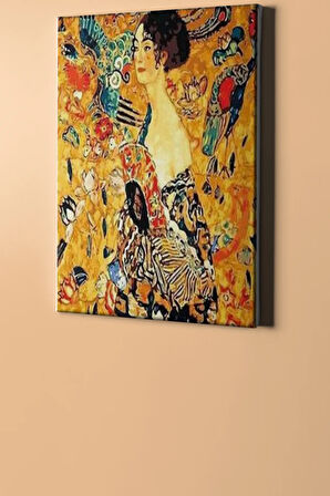 Sayılarla Boyama Seti Kasnaklı G.k Genç Kadın 50 X 65 Cm
