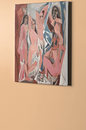 Sayılarla Boyama Seti Kasnaklı Avignnonlu Kadınlar 60 X 75 Cm