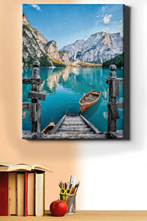 Sayılarla Boyama Seti Kasnaklı Göl Kenarı 40 X 50 Cm