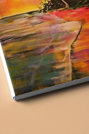 Sayılarla Boyama Seti Kasnaklı Palmiye Adası 50 X 65 Cm