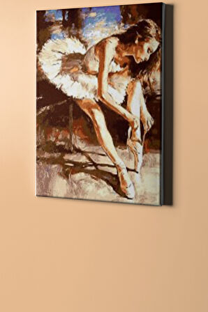 Sayılarla Boyama Seti Kasnaklı Yıldız Balerin 60 X 75 Cm