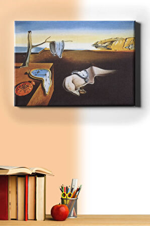 Sayılarla Boyama Seti Kasnaklı S.dali Eriyen Saatler 40 X 50 Cm