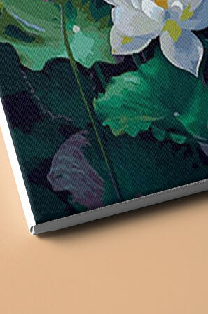 Sayılarla Boyama Seti Kasnaklı Duru Nilüfer 60 X 75 Cm