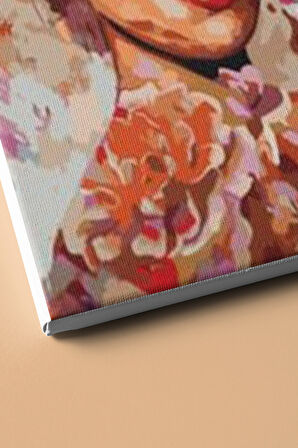 Sayılarla Boyama Seti Kasnaklı Masal Kadın 60 X 75 Cm