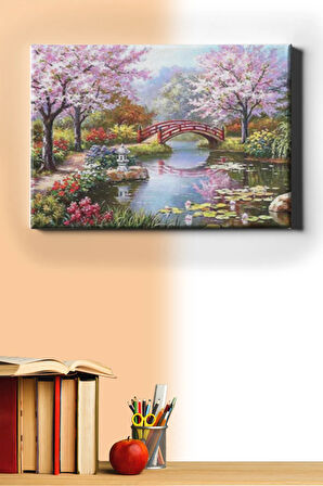 Sayılarla Boyama Seti Kasnaklı Cennet Köprüsü 40 X 50 Cm