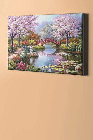 Sayılarla Boyama Seti Kasnaklı Cennet Köprüsü 60 X 75 Cm