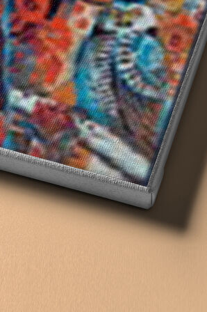 Sayılarla Boyama Seti Kasnaklı Baykuş Ailesi 60 X 75 Cm