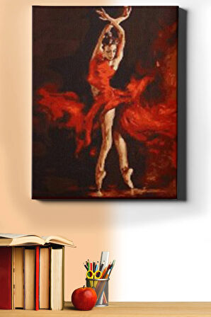 Sayılarla Boyama Seti Kasnaklı Latin Dansı 40 X 50 Cm