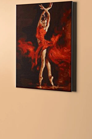 Sayılarla Boyama Seti Kasnaklı Latin Dansı 40 X 50 Cm