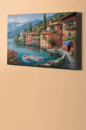 Sayılarla Boyama Seti Kasnaklı Sakin Kıyı 40 X 50 Cm