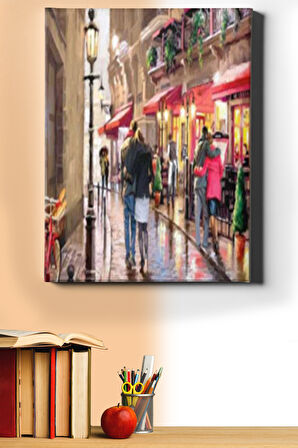 Sayılarla Boyama Seti Kasnaklı Aşk Yolu 40 X 50 Cm