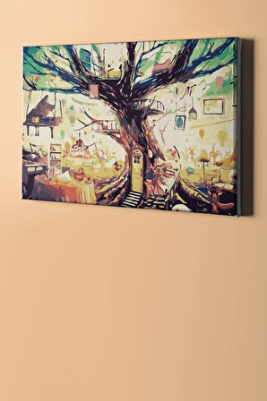 Sayılarla Boyama Seti Kasnaklı Düş Ağcı 60 X 75 Cm