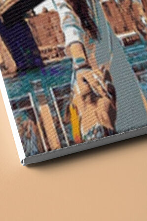 Sayılarla Boyama Seti Kasnaklı Aşkın Süprizi 60 X 75 Cm