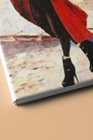 Sayılarla Boyama Seti Kasnaklı Kırımızılı Maskülen 60 X 75 Cm