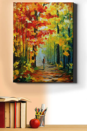 Sayılarla Boyama Seti Kasnaklı Sonbahar 50 X 65 Cm