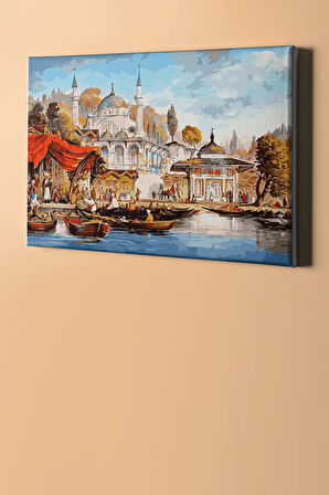 Sayılarla Boyama Seti Kasnaklı Zamanlar Istanbul 60 X 75 Cm