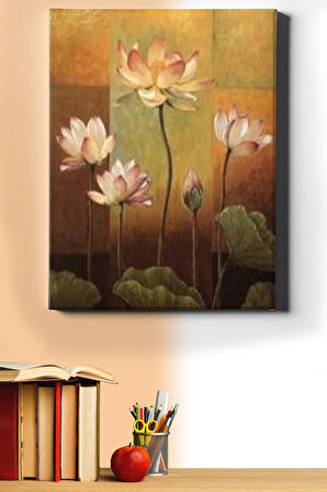 Sayılarla Boyama Seti Kasnaklı Lotus 60 X 75 Cm