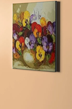 Sayılarla Boyama Seti Kasnaklı Menekşe Cümbüşü 40 X 50 Cm