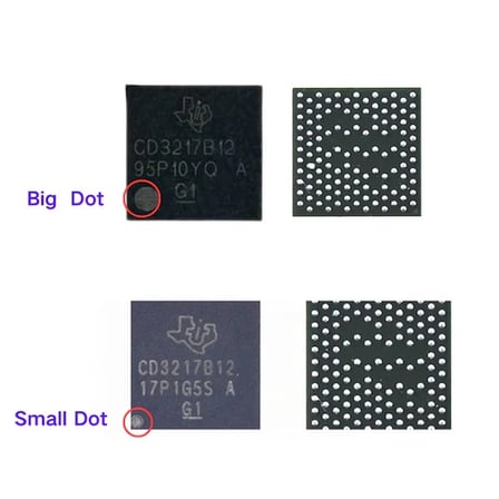 CD3217B12 BGA IC Chip şarj Entegresi iPAD Pro Pro3 2022 (Büyük Nokta / Macbook)
