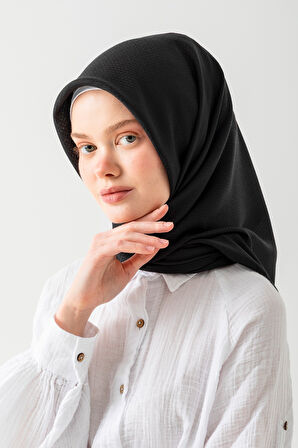 Soft Pamuk Jakarlı Eşarp – Doğal Dokulu, Hafif ve Nefes Alan Kumaş- Bambu Kraş Eşarp Yumuşak Dokulu Düz Renk Eşarp, Tesettür Eşarp