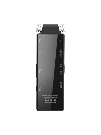KB-50 kingbos Taşınabilir Dijital Ekranlı Voice Recorder 16 GB Ses Kayıt Cihazı Mp3 Dinleme Özelliği