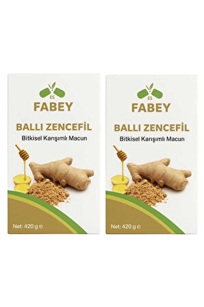 esfabey Ballı Zencefil Bitkisel Karışımlı Macun 420gr X 2 Adet