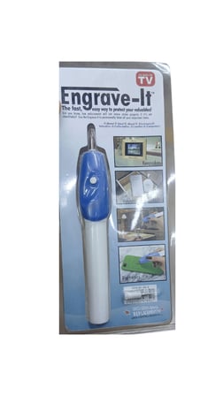 Engrave-It Ahşap Metal Cam Yüzeye Yazı Yazma Kalemi Pilli Gravür Oyma Kalemi
