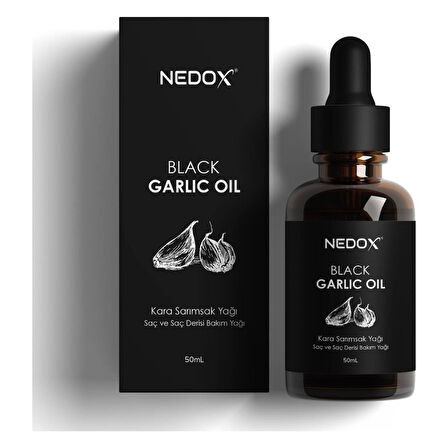 NEDOX Aşırı Yıpranmış Ve Dökülen Saçlara Özel Kara Sarımsak Yağı 50 Ml