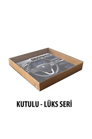 Alfa Romeo 156 Uyumlu Elit Geçmeli Direksiyon Kılıfı Füme
