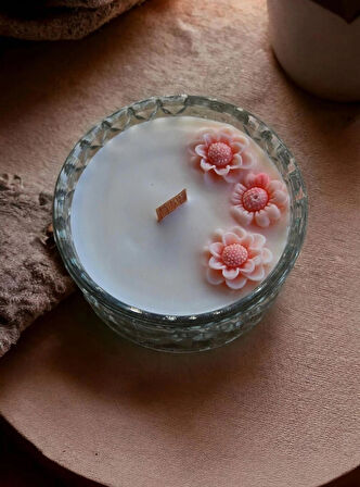 Nefha Candle VANİLYA KOKULU HEDİYELİK %100 SOYA WAX MUM