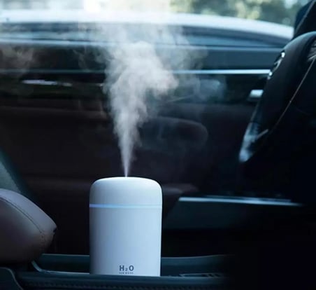 Mercedes Vito 2021-2022-2023-2024-2025 Oto Hava Nemlendirici – Değişen Renkli LED Işık, Şarjlı, Taşınabilir, Beyaz, Ev Ofis Araç Kullanımına Uygun