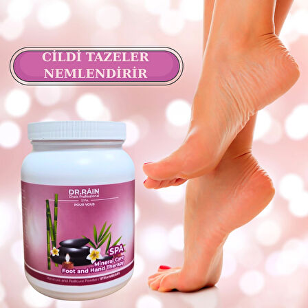 MANİKÜR PEDİKÜR NEM TOZU & NEMLENDİRCİ YUMUŞATICI AROMATİK 1000 GR 