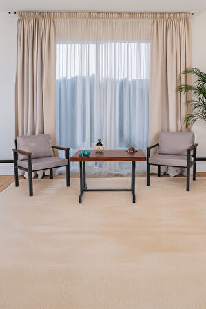 NEOKAS Bahce Mobilyası, Modern Balkon Mobilyası, Kafe Oturma Takımı, Teras Koltugu, 1+1+M