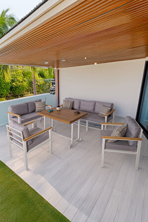 NEOKAS  Bahçe Mobilyası, 1 +1 +2+ 3+ Masa, Balkon Takımı, Kafe Koltuğu, Bekleme Alanı Koltuğu